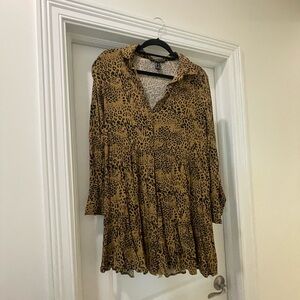 Forever 21 Leopard Print Blouse